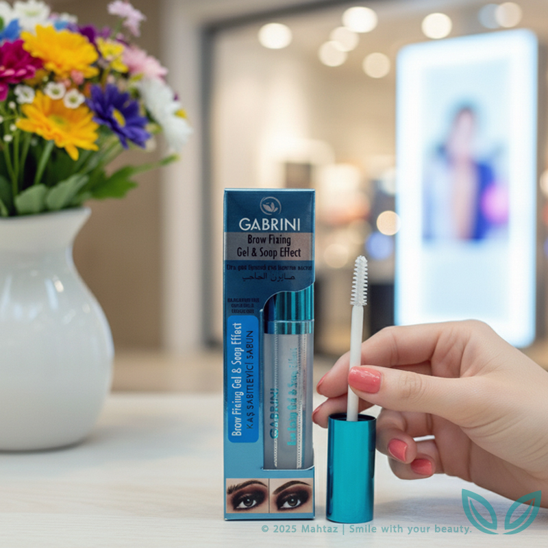 مقایسه قبل و بعد لیفت ابرو با صابون ابرو ژلهای Gabrini Brow Jelly Fix بدون سفیدک
