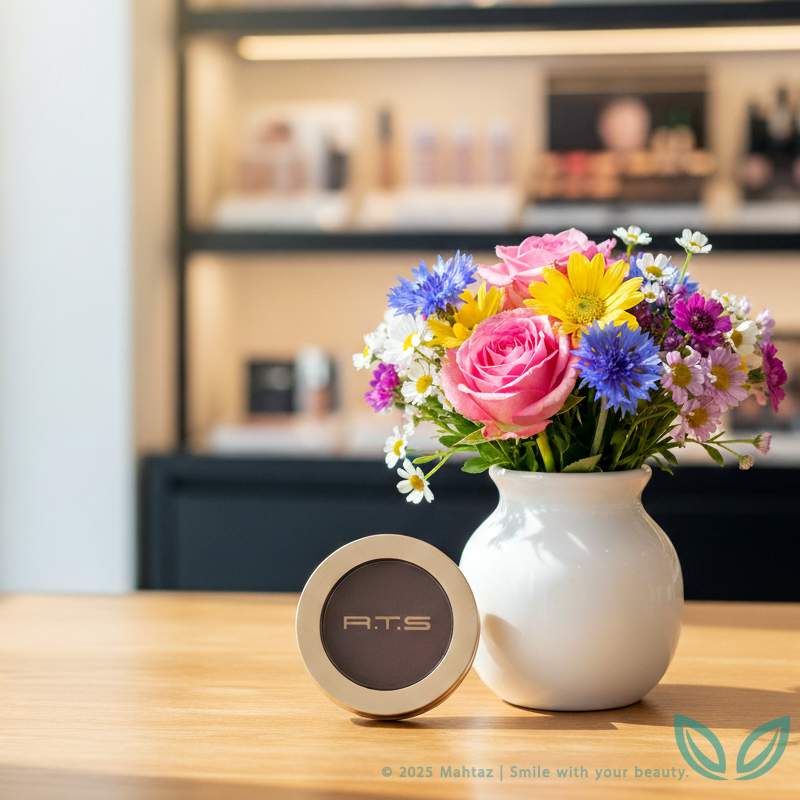 سایه ابرو تکی RTS Brow Define Single در دست خانم برای پرکردن ابروها با دقت بالا